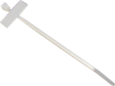 [1403018] Serre câble 98 x 2,5mm / Sachet de 100 "étiquette" Blanc