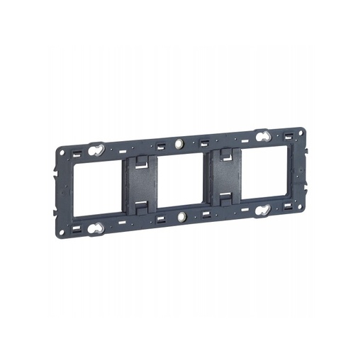 [1405018] SUPPORT POUR FIXATION À VIS BATIBOX - MONTAGE HORIZ/VERT -POUR 2 POSTES -6 MOD