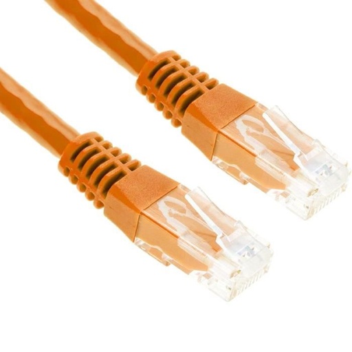 [1203067] Cordon non blindé RJ45 CAT.6 UTP 1,00m Orange