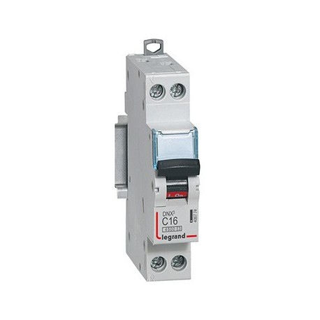 [1882001] Disjoncteur DNXᶾ - 16A - 1P+N - Courbe C - Vis/Vis Legrand - 406774