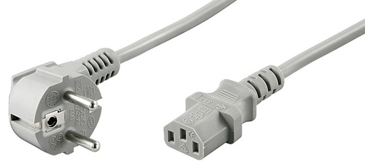 [1206020] Cordon secteur C13 Gris droit 1,80m 