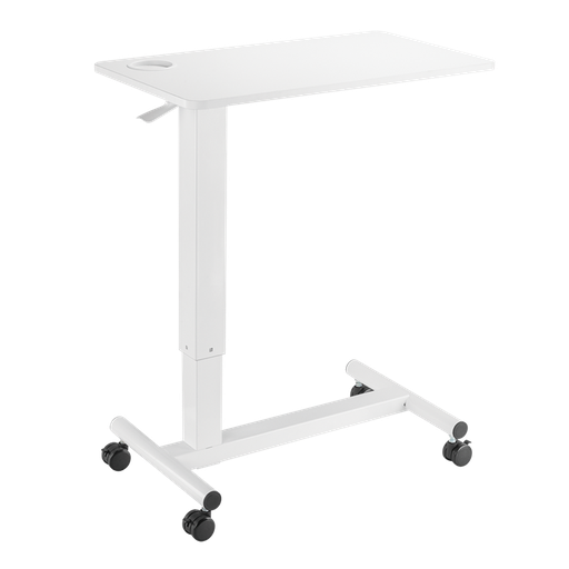 [1851025] Chariot mobile table de lit avec ressort à gaz, réglable en hauteur 