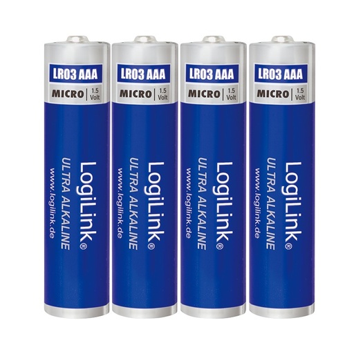 [1845011] Piles alcalines Ultra Power AAA, Micro, 1,5 V, 8 pcs